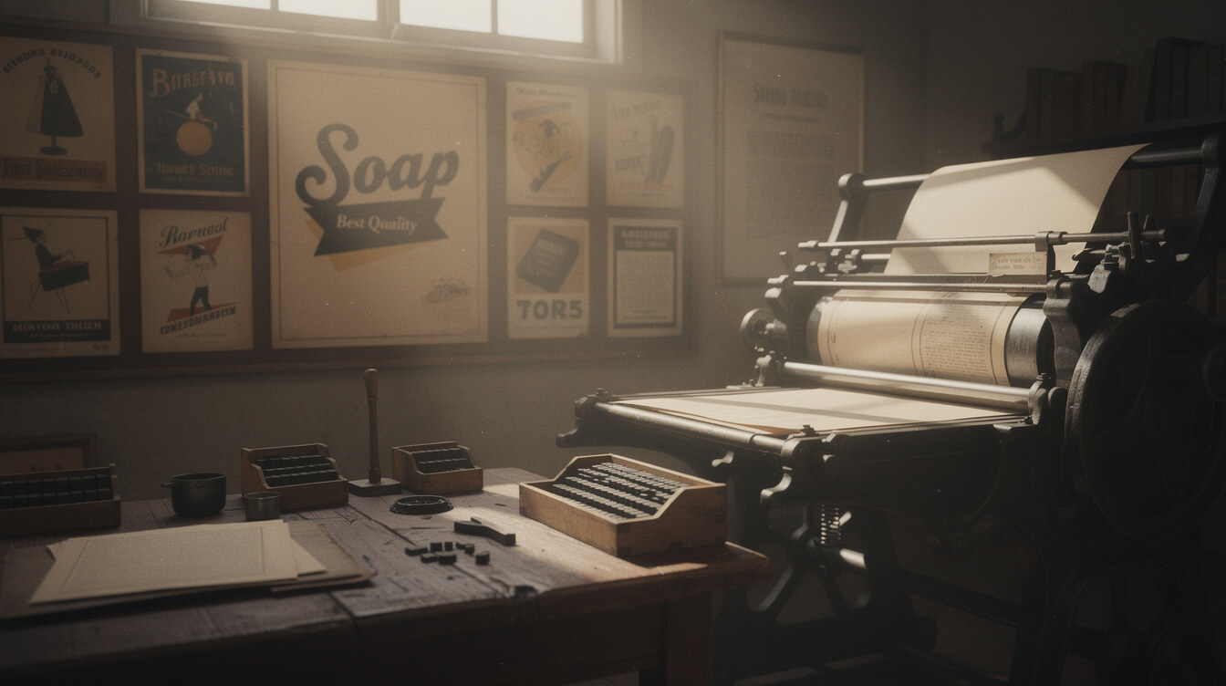 old printing press