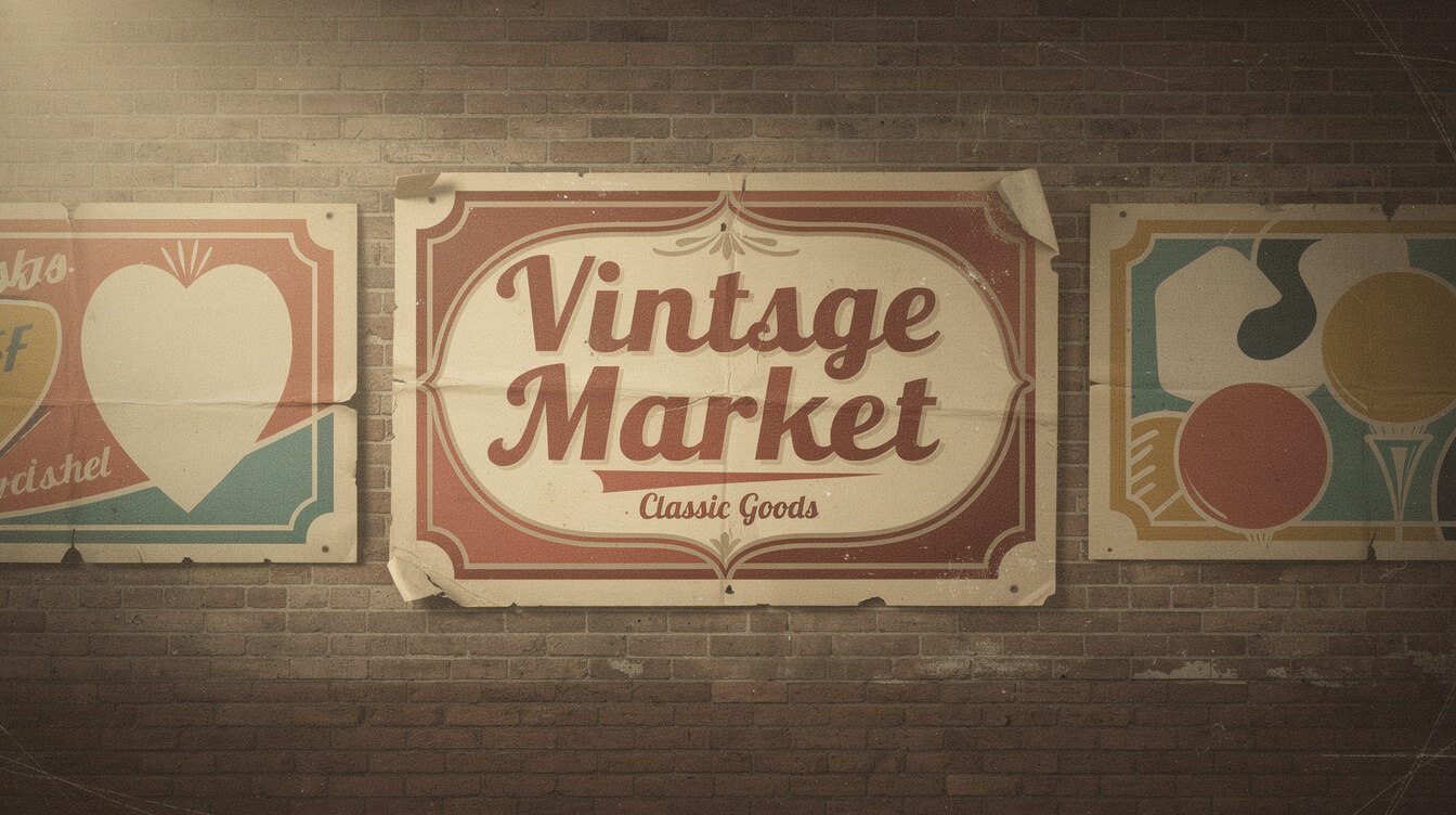 vintage advertisement poster