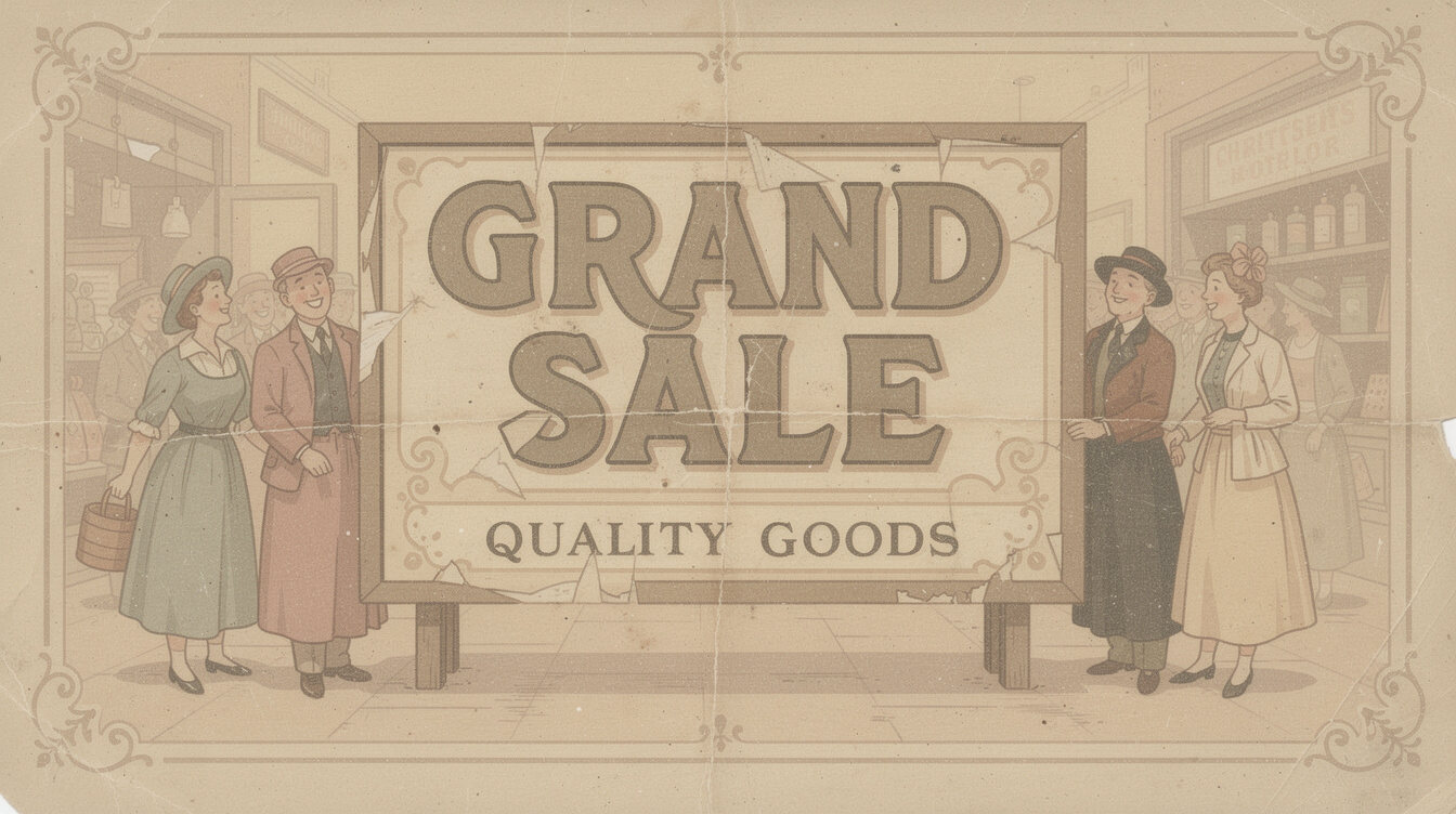 vintage advertisement poster