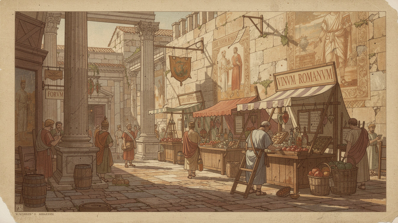 ancient roman advertisement